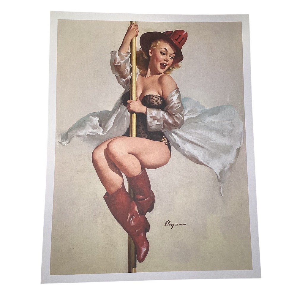 Taschen Pin-Up Print in Red, Cream, Black
